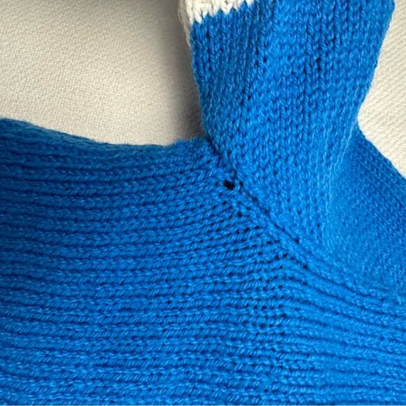 Vintage handmade cropped chunky knit sweater - Picture 7 of 8